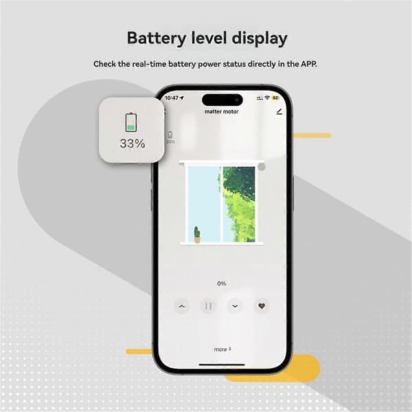 [HT]Tuya Matter over Thread Smart WiFi Rullgardinsmotor