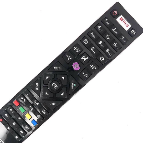 korvaava Rc4880 Tensai Lcd Led Netflix Tv -kaukosäätimelle Rc-4880