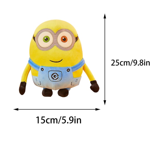 Søte Minion Plysj Leker Minion Plysj Doll Gift Toy Plysj Bursdagsgave Bob 9.8In