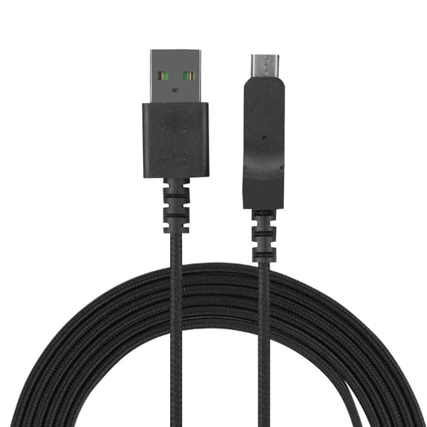 USB-kabel / USB-ledning egnet til Razer Lancehead trådløs gamingmus udskiftning