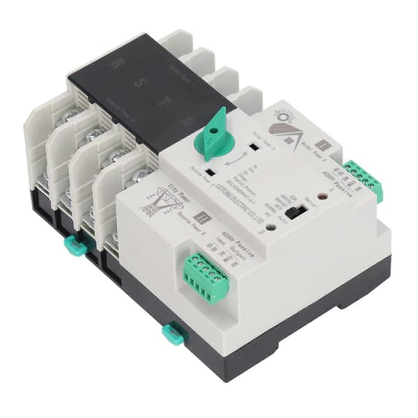 Dobbeltstrøms automatisk overførselsafbryder 4P Millisekundskredsløb Hurtig controller PV til lysnet AC220V 63A