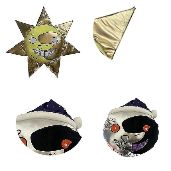Fnaf Säkerhetsbrott Moondrop Sundrop Plyschdocka Kudde Toy Fylld Do A