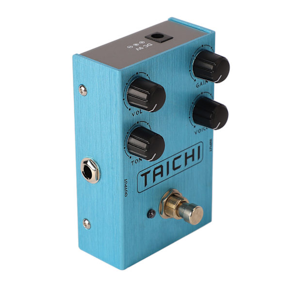 Elgitarr Effekter Drive Pedal Effektor Simulerar Gitarrdistorsion och Overdrive-effekter AN 38 Ljusblå