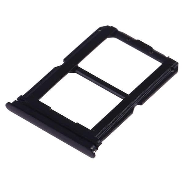 Til OnePlus 6T SIM-kortbakke + SIM-kortbakke (sort) Svart