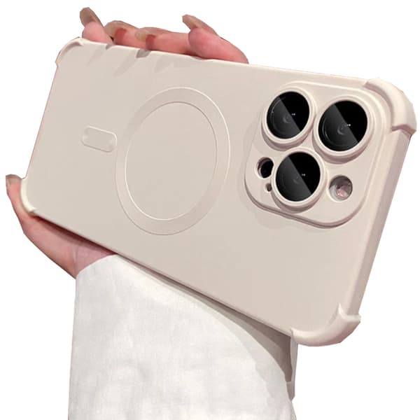 iPhone 14 Pro - Silikondeksel med magnetisk støtbeskyttelse Mint