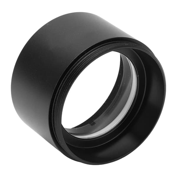 0.5X 48mm Gevind Blåt Lys Blokerende Mikroskop Objektiv Linse Sort