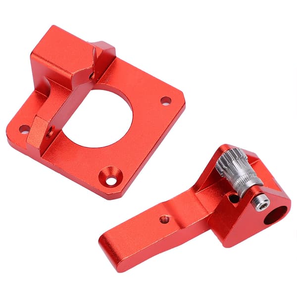 CR10S Dual Slide Rail 3D Printer Ekstrudersæt Rød 1.75mm Filament