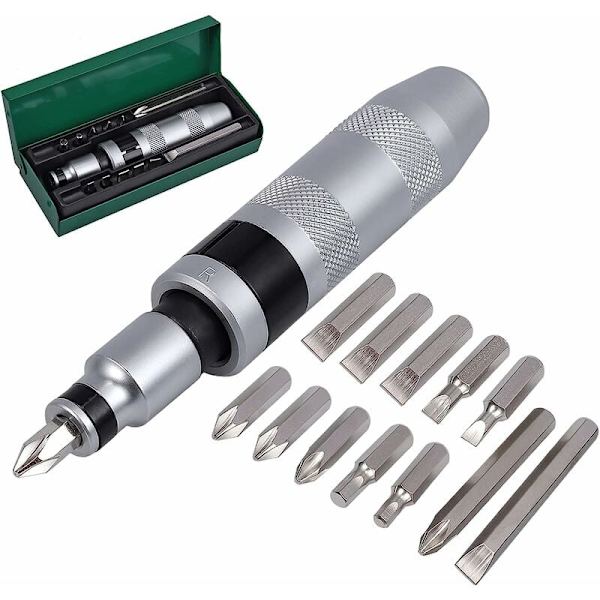 13 stycken 1/2&quot; Impact Driver Heavy Duty Hex Cross Cut Bit Set