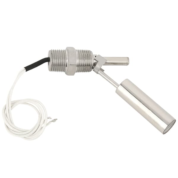 Flydesensor i rustfrit stål til væskeniveau 1/2 NPT Gevind DC 0-110V