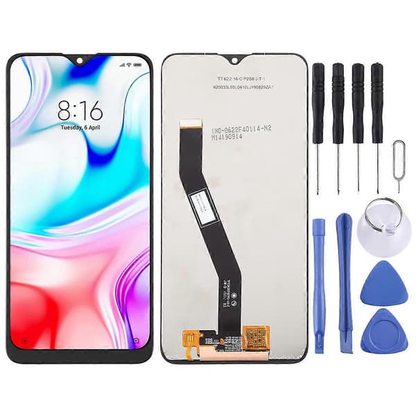 KOMPATIBEL LCD-skærm til Xiaomi Redmi 8A / Redmi 8 med Digitizer Fuld Montering Inte angivet