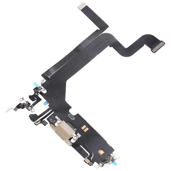For iPhone 14 Pro Max ladeport flexkabel Gold