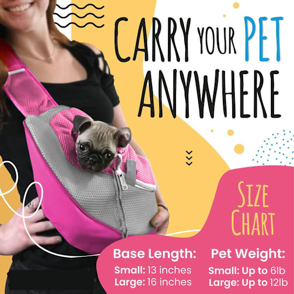 Husdjurssele - Puppy & Cat Bärväska - För valp, valp, Yorkie, Chihuahua, Baby, Papoose Bjorn - Pre-Hike Backpack (Pi