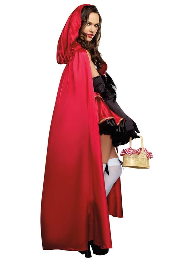 Rødhætte kostume voksen dame Halloween Cosplay stil 2 style 2 L
