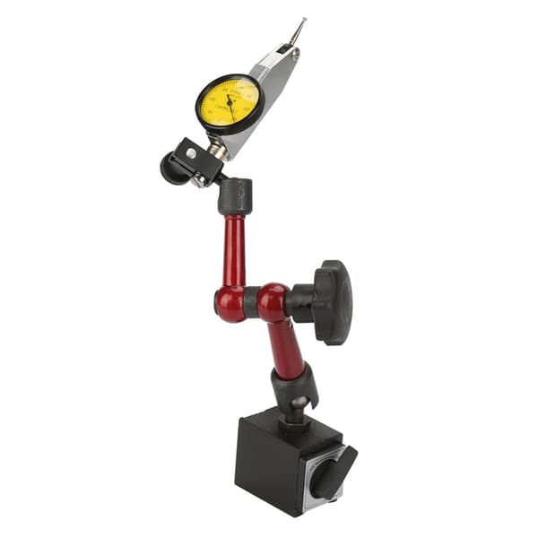 Magnetisk Dial Indikator Stativ Base Holder Fleksibel Holdbar Måler Testindikator