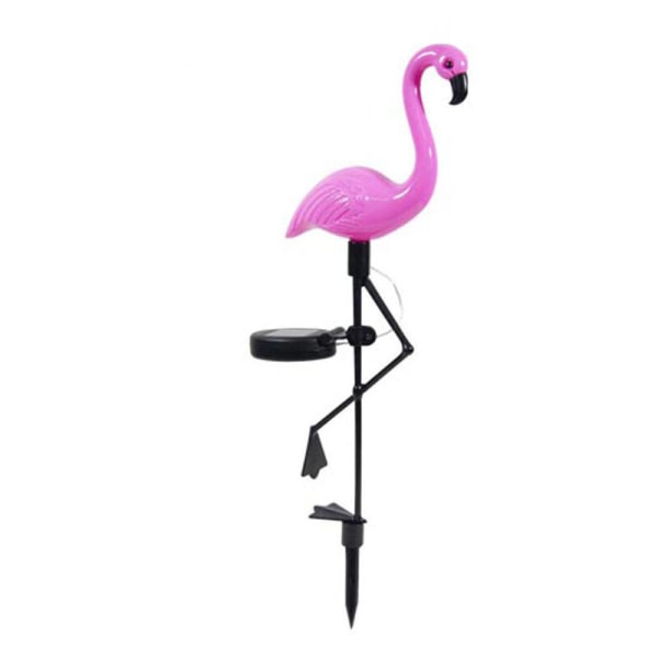 Solar LED udendørslampe Plænelys Flamingoer Havebelysning Vandtæt jordspot Flamingo hvidt lys, kræver ingen udv.