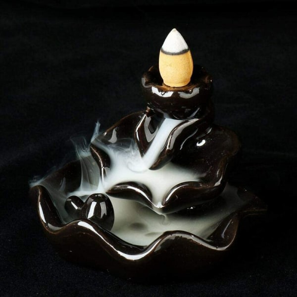 Creative Home Decor Crafts Backflow rökelsebrännare (23 Lotus)