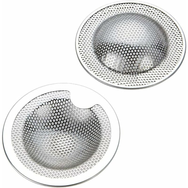 Köksdisksil Rostfritt stål avloppssil (liten 5,2 cm 10 g 2 stycken)，Filter för hemmabruk