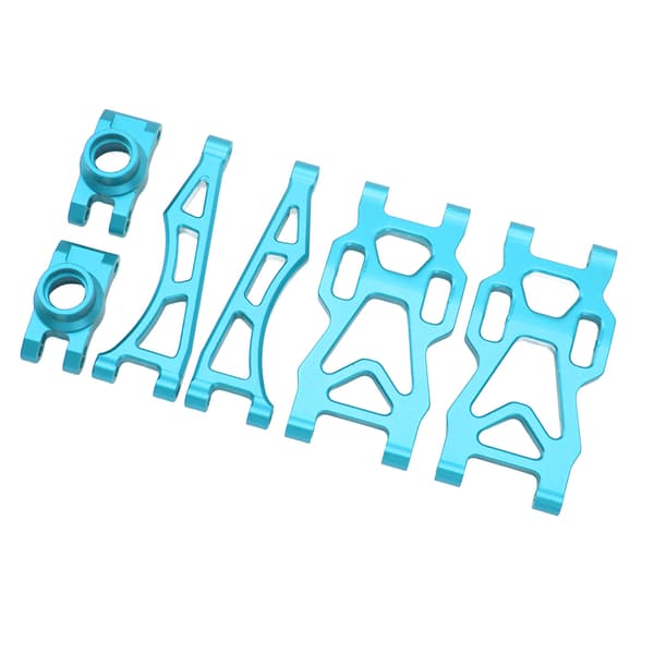 Aluminiumslegering RC Styrestangsæt til SCY 16101PRO 16102 1 16 RC Bil Blå