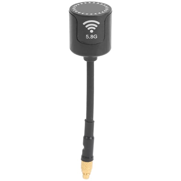 5.8GHz MMCX 2.8dBi RHCP Høj Gain Lang Antenne til FPV Racing Drone RC Dele Sort Lige