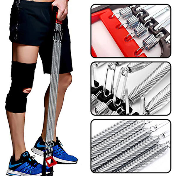 Dual-use strammer expander bodybuilding fitness udstyr fitness udstyr multifunktion modstand stål fjeder trækker muskler,
