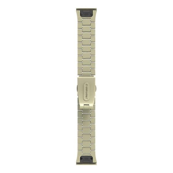 Til Garmin Fenix 8 43mm/Descent MK3 43mm Urrem 20mm Plast 3-perle Håndledsrem Multicolor Ivory White