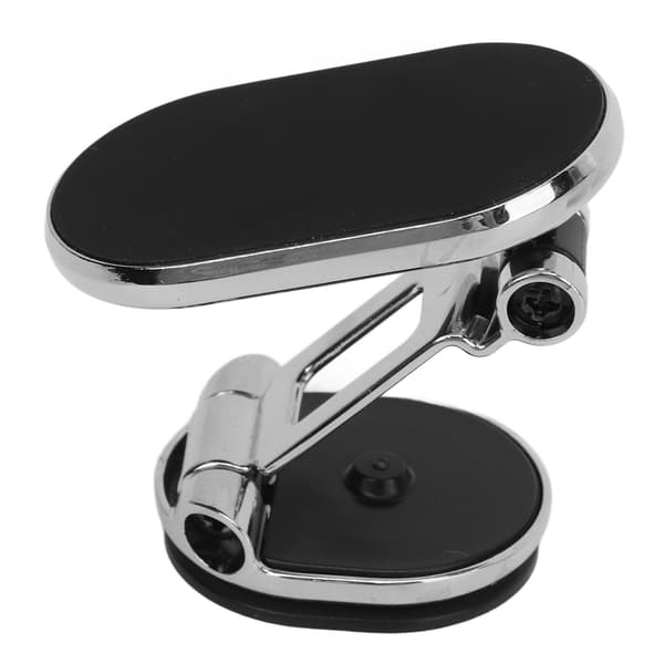 Magnetisk telefonholder til bil, magnetisk montering, 360° rotation, universal dashboard telefonholder til køretøj, sølv