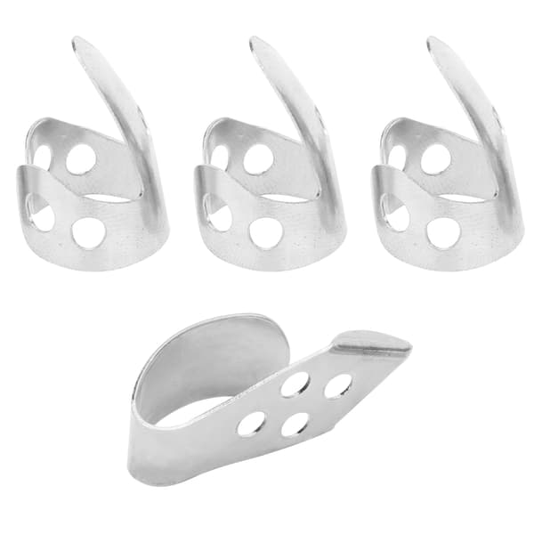 Metall Plektrum 3 Delar Silver Gitarrtillbehör