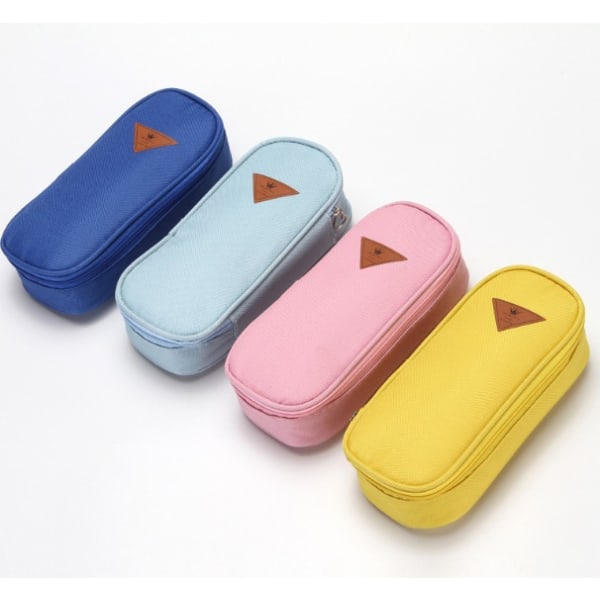 4-delad set godisfärg Enkel stil Multifunktionellt case med stor kapacitet Vikbart pennfodral case