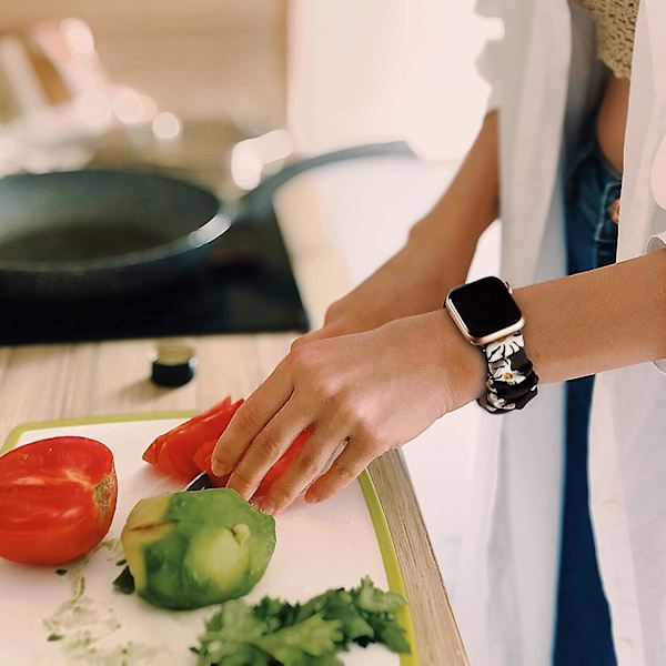 För apple watch7 apple shiny elastisk ersättningsrem (B5 38-40),