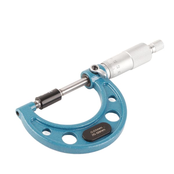 Rustfrit stål højpræcisionsmikrometer 0,01 mm 25-50 mm