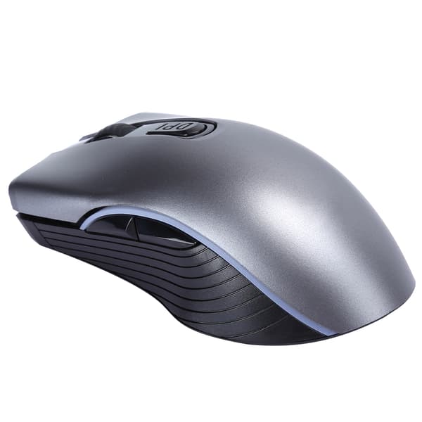 Trådløs mus til Bluetooth Genopladelig DualMode Computer Lydløs Spil Kontor Universal (Space Gray (Dual Mode) 2.4G+for Bluetooth )