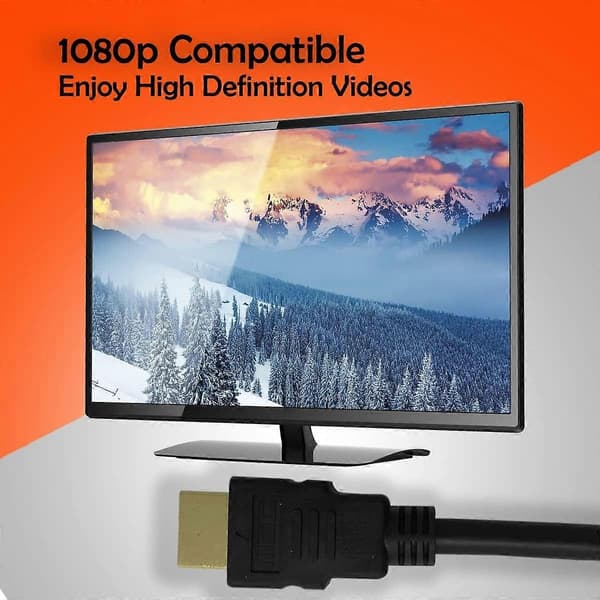 HDMI-kabel 15m extra lång Funktioner 1080p Högupplöst 15 meter kabel - visning[ht]