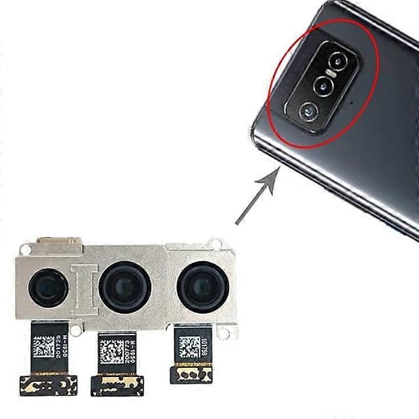 Til Asus ZenFone 8 Flip ZS672KS bagudvendt kamera Not Specified