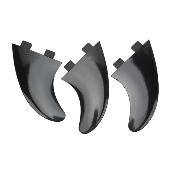 3 Styk Surfboard Finner PVC Quick Release Erstatning Tri Fin Sæt til Longboard Surfboard Paddleboard
