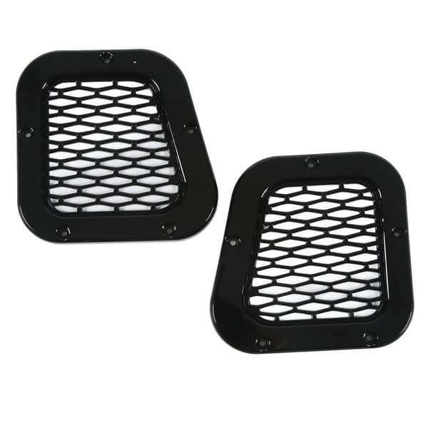 Land Rover Defender 2004 2019 Front Luftinntaks Grilldeksel Gloss Sort Erstatning