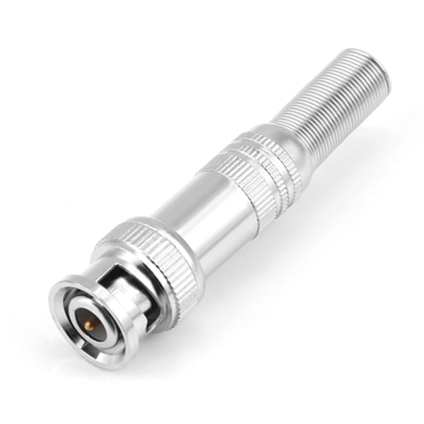 10-pak Spring End BNC Han-stikkontakt Adapter - Skrue Type til RG59 Koaksialt CCTV Kameraer
