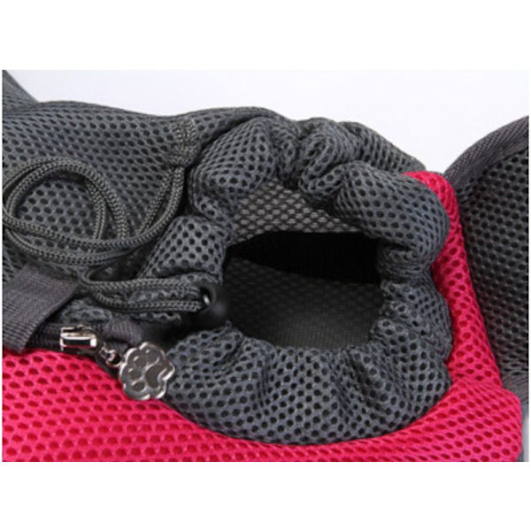 Pet Messenger Bag, Pet Carrier Bag, Andas Mesh Axelväska för små husdjur, Hands Free Bag för katt och hund för Trav