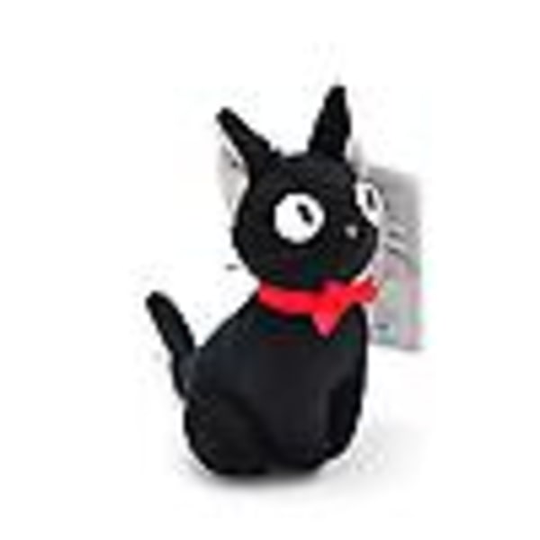Miyazaki Hayao Kikis leveransservice Svart Jiji Plyschleksak Söt Mini Svart Katt Jiji Toy Nyckelring 9cm