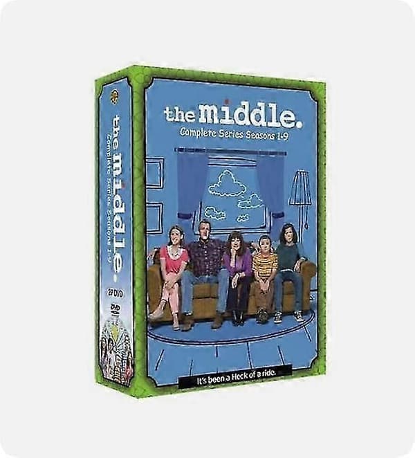 【HT】The Middle: Komplett TV-serie sesong 1-9 27 disker DVD engelsk versjon