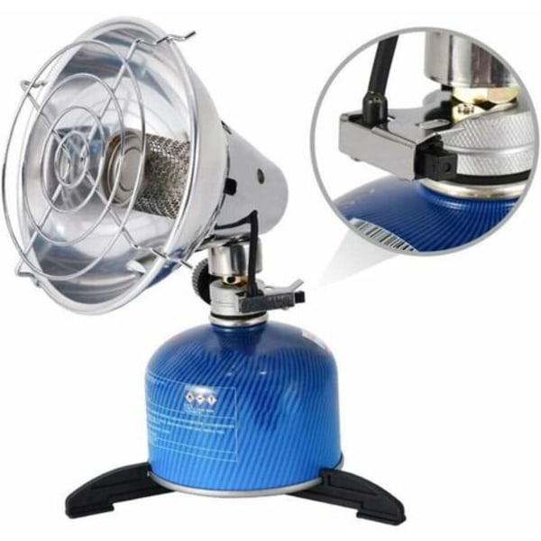 Gassvarmer komfyr, camping minivarmer -Cat bærbar gassvarmer adapter rustfritt stål varmeapparat for utendørs camping