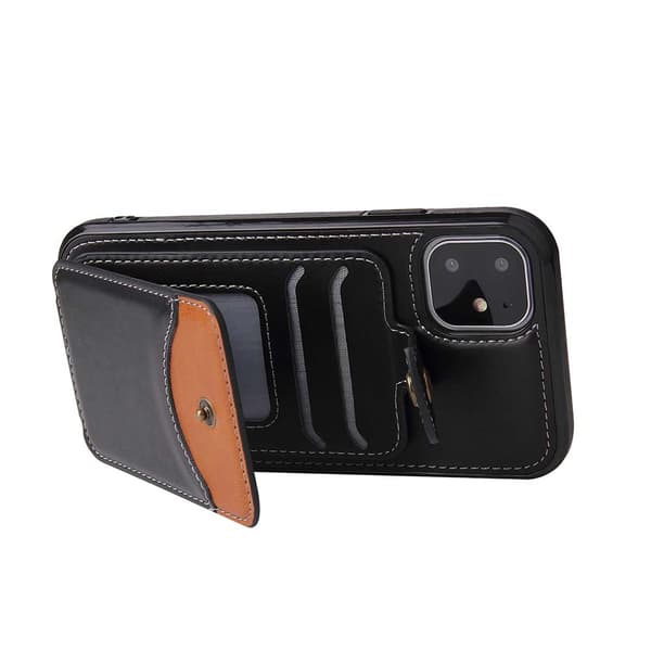 [HT]iPhone 14 - Cover med kortholder Grå