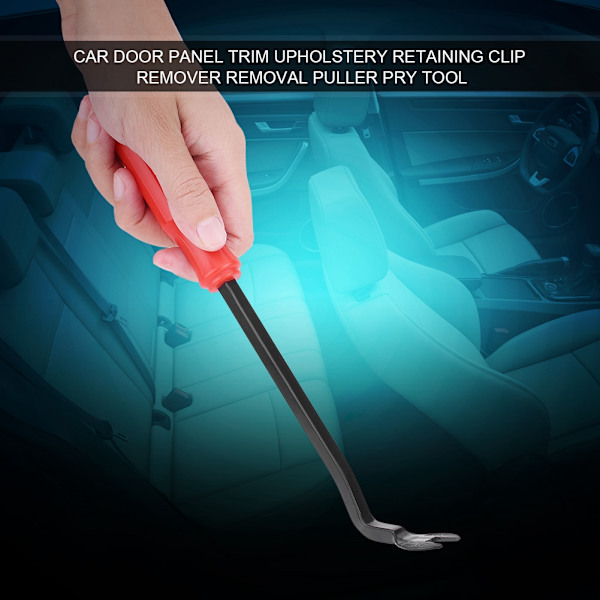 Bilstøvsdækslet Trim Clip Panel Glasfjernelse Polstring Fjernelse Trækker Fastgør Pry Tool 225mm