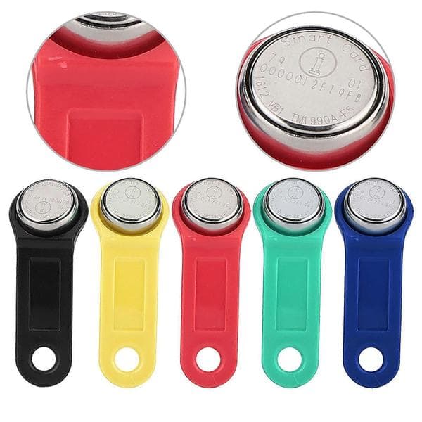 Praktisk og smuk 5 stk. RFID TM-kort sæt IButton Touch Memory Key[ht]
