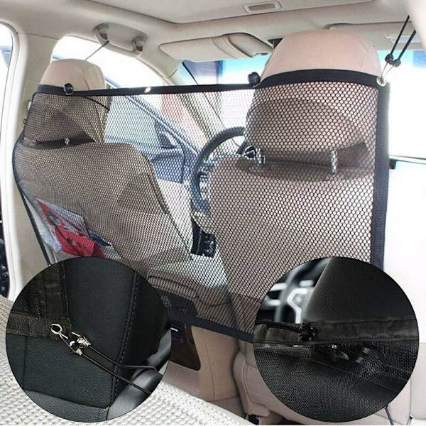 112cm*62cm Black Car Pet Isolation Net Hund Isolation Barrier Net