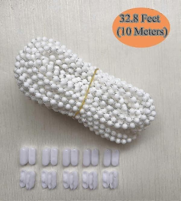 Rullgardinspärlkedja med 10 kopplingar för vertikal persienn