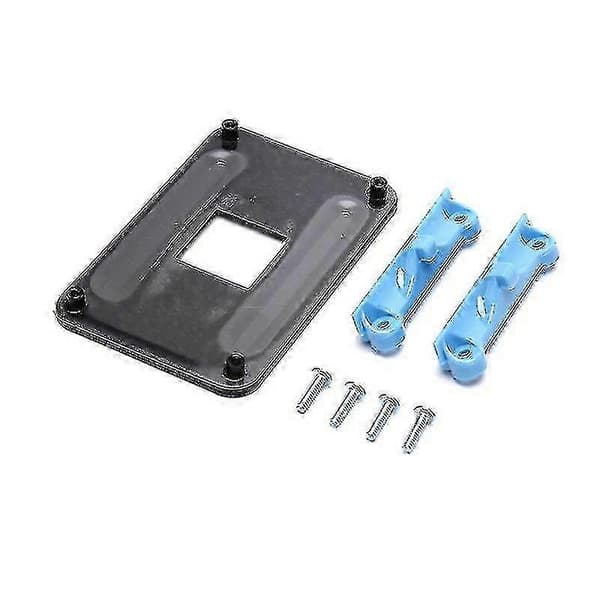CPU kjøleribbe monteringsbrakett bakplate AMD Ryzen Socket AM4 CPU viftekjøler Blue Square Hole