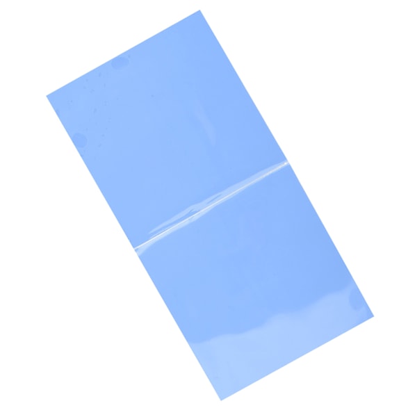 2 stk. 100 mm x 1 mm CPU Chip Køleplade Termisk Ledende Silikonpude