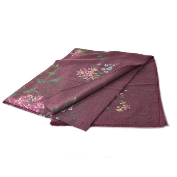 Hapsuinen jäljitelmä Cashmere Dam höst Vinter huivi Filt Wrap Sjal Stole Varm Mjuk Broken rose pollen 190*65CM