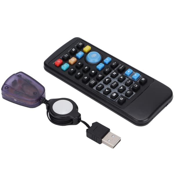 Fjernkontroll USB-mottaker Kontroll PC Datamaskin Fjernkontroll Trådløs Fjernkontroll