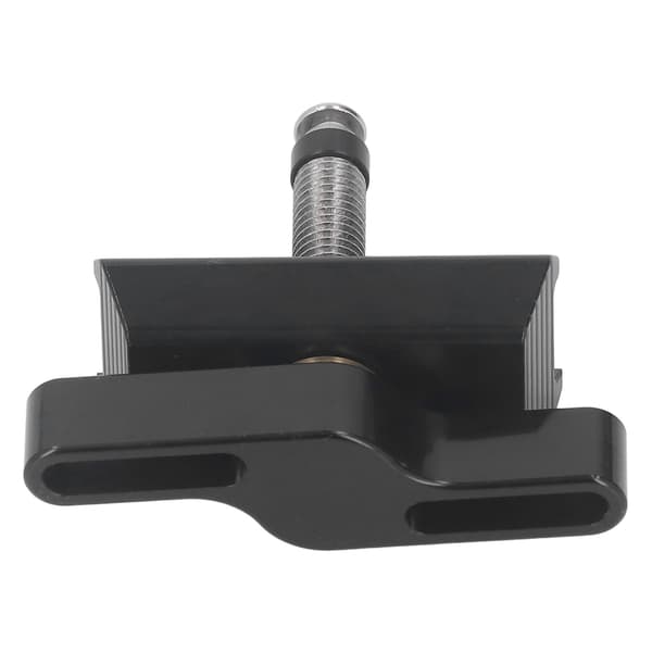 Foldbar cykel hængselklemme Aluminiumslegering Foldbar C-spænde Reparationsdele Sort anode